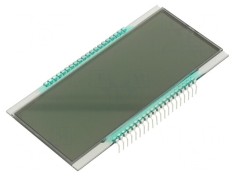 Afișaj LCD cu 7 Segmente, 4 Digiti, 94x5.7mm