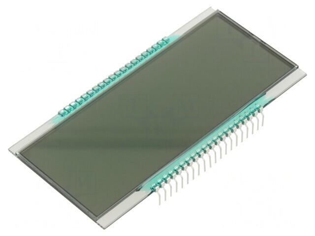 Afișaj LCD cu 7 Segmente, 4 Digiti, 94x5.7mm