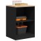 vidaXL Dulap depozitare garaj negru 60x51x85 cm lemn masiv de pin