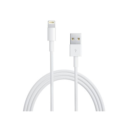 Cablu de date USB la Lightning Apple iPhone XS, 2m, alb MD819ZM foto