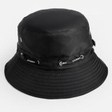 Palarie bucket neagra pentru femei, marimea 57, din poliester si bumbac, CMCLASS