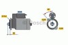 Starter VW BORA (1J2) (1998 - 2005) BOSCH 0 986 018 390