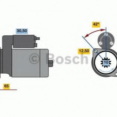 Starter VW TRANSPORTER V platou / sasiu (7JD, 7JE, 7JL, 7JY, 7JZ, 7FD) (2003 - 2016) BOSCH 0 986 020 260