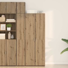 Bufet Artisan Oak 70x42.5x185 cm Lemn prelucrat