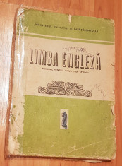 Limba engleza - Manual anul II de studiu de Anca Ionici, 1988 foto