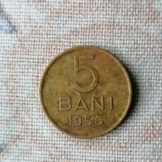 Moneda România 5 Bani 1956. *