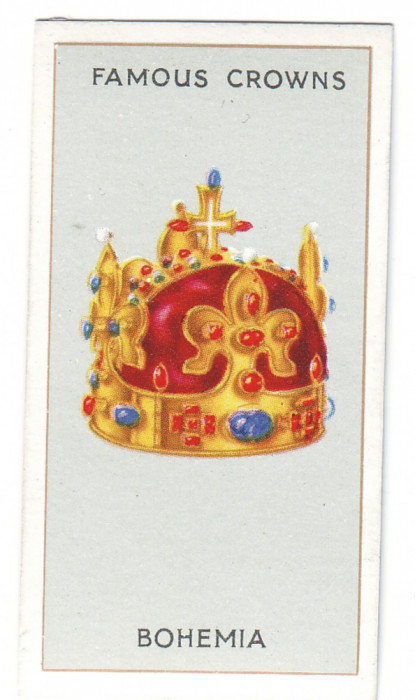 Coroane REGALE ( 12 ) celebre - BOHEMIA - St. WENCESLAUS - 68/36 mm