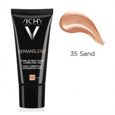 Vichy DermaBlend Fond de ten corector cu acoperire 16 ore, Nuanța 35 Sand, 30 ml