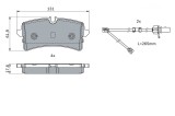BOSCH 0 986 424 404 set placute frana,frana disc