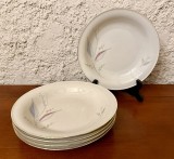 5 FARFURII ADANCI DIN PORTELAN CREM- MARCAJ MITTERTEICH BAVARIA D22CM