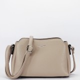 Cumpara ieftin Geanta dama Flora&amp;Co Paris, bej, de umar, crossbody, casual, piele ecologica, dimensiune mica