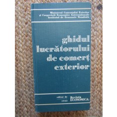 GHIDUL LUCRATORULUI DE COMERT EXTERIOR , 1983