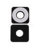 Geam Camera Spate Asus Zenfone 3 ZE520KL Negru Original