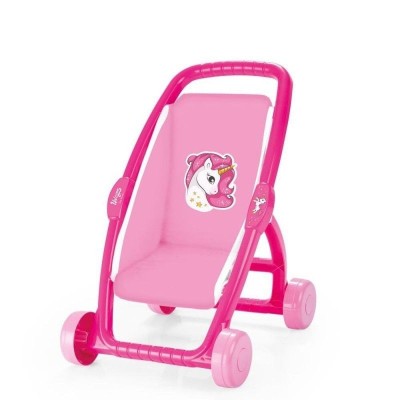 Carucior Dolu pentru papusi Unicorn , dimensiuni 50 x 42,5 x 34,5 cm , Robentoys foto