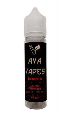 Lichid tigara electronica, Ava, Berries, 40 ml, 0mg/ml. foto