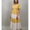 ROCHIE BOHO CHIC LUNGA CUT OUT PATTI Galben S-M