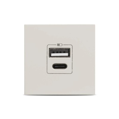 Moda Voice, priza USB A+C 5V 2,4A 2M, Elbi foto