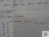 Scrisoare scrisa si semnata olograf de Jean Manu