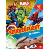 Sz&iacute;nezőf&uuml;zet tetk&oacute;kkal - Marvel