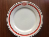 farfurie ont hotel continental timisoara fabrica cluj 11 made in ROMANIA epoca de aur comunista RSR 19,5 cm