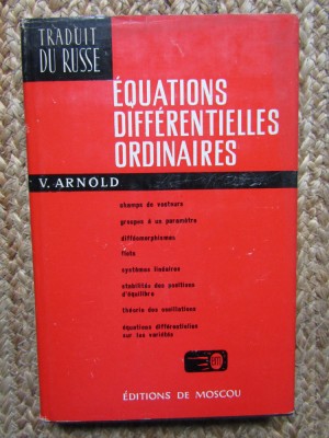 EQUATIONS DIFFERENTIELLES ORDINAIRES -V. ARNOLD foto