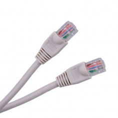 Cablu UTP Patchcord Cupru KPO2781-5, 5 m, Gri foto