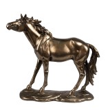 Cumpara ieftin Figurina Cal polirasina maro 34x10x32 cm