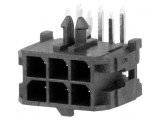Soclu Cablu-Placă Micro-Fit 3.0 3mm 6 PIN THT 8,5A 600V, MOLEX