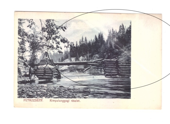 CP Petrosani, 1909, necirculata, animata, cu pliu