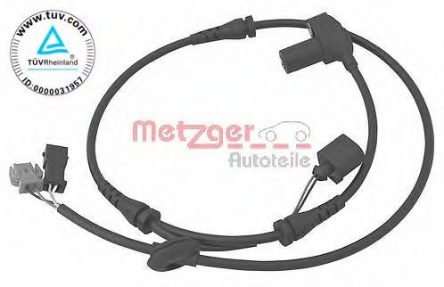 Senzor ABS / turatie roata AUDI A6 Avant (4B5, C5) (1997 - 2005) METZGER 0900084