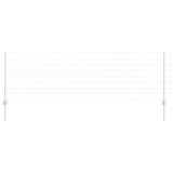 VidaXL &Icirc;ngrădire cu st&acirc;lpi Argintiu 0.8 x 10 m Oțel 3336170