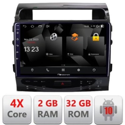 Navigatie Toyota Land Cruiser V8 L200 2009-2020 Nakamichi Android Ecran 720P Quad Core 2+32 carplay android auto NAM5230 CarStore Technology foto