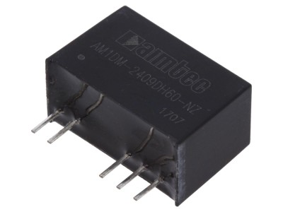 Convertor DC/DC 1W 24V la 9V/-9V foto