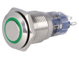 &Icirc;ntrerupător antivandal SPDT, IP67, LED verde