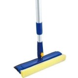 Racleta Pentru Geam Cu Burete 25 Cm Si Lamela De Cauciuc, Coada Telescopica 95 Cm (003329)