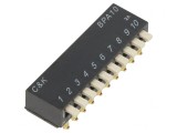 Comutator DIP-SWITCH 10 Secțiuni ON-OFF 24VDC