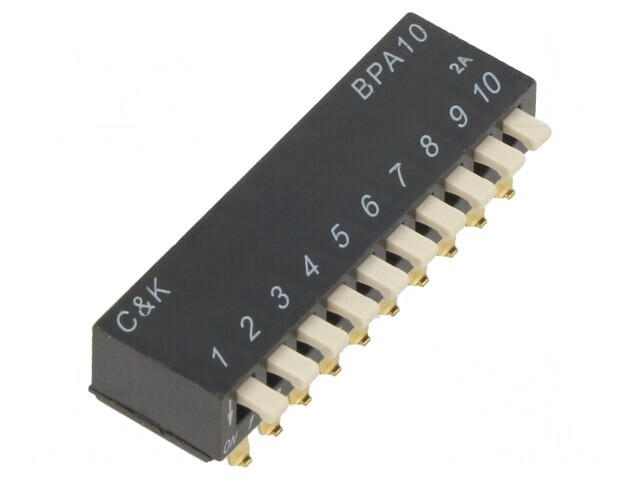 Comutator DIP-SWITCH 10 Secțiuni ON-OFF 24VDC