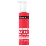Gel de curățare Neutrogena Stubborn Texture Daily Cleanser, cu 4% acid glicolic și PHA, fără parfum, 186 ml