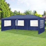 Pavilion gradina AAGP-9603 albastru inchis 600 x 300 x 255 cm [casa.pro] HausGarden Leisure