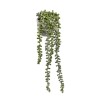 Ghiveci decorativ cu planta lunga artificiala, verde, 45 cm, ATU-088178, Oem