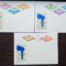 3 FDC ROMANIA - JOCURILE OLIMPICE DE LA TOKIO 1964 - SERIE COMPLETA NEDANTELATA