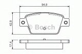 Set placute frana,frana disc FIAT BRAVO II (198) (2006 - 2016) BOSCH 0 986 494 536