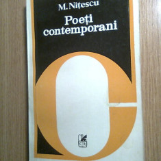 M. Nitescu - Poeti contemporani - Sinteze critice (Cartea Romaneasca, 1978)