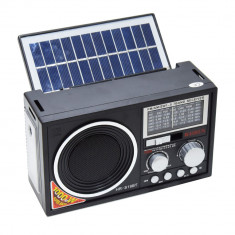 Radio portabil Solar 3 benzi, Bluetooth USB Card foto