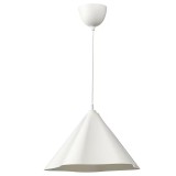 Lustra din plastic, 46 cm, pentru o distribuire uniforma a luminii, Alb