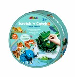 Cumpara ieftin Joc de pescuit 2in1 razuibil - Scratch N Catch- Animale Jungla