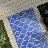 VidaXL Covor de exterior, ARAKIL albastru, 80x150 cm, PP