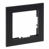 Rama ornament 1 post Legrand Suno negru calibrat 721571