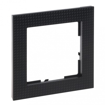 Rama ornament 1 post Legrand Suno negru calibrat 721571 foto