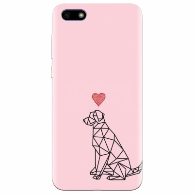 Husa silicon pentru Huawei Y5 Prime 2018, Love Dog foto